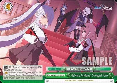 Gehenna Academy s Strongest Force BAV/W129-E039 Blue Archive The Animation Card