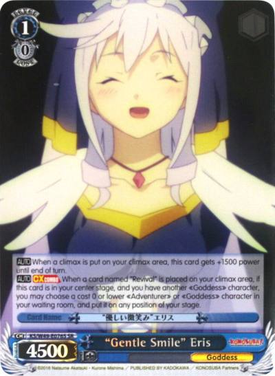 Gentle Smile Eris SR KS/W49-E076S SR KonoSuba Card