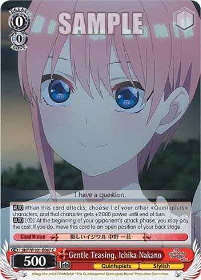 Gentle Teasing Ichika Nakano 5HY/W101-E067 C The Quintessential Quintuplets Movie Card