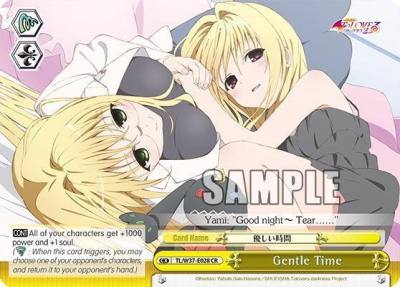 Gentle Time TL/W37-E028 CR To Loveru Darkness 2nd Card