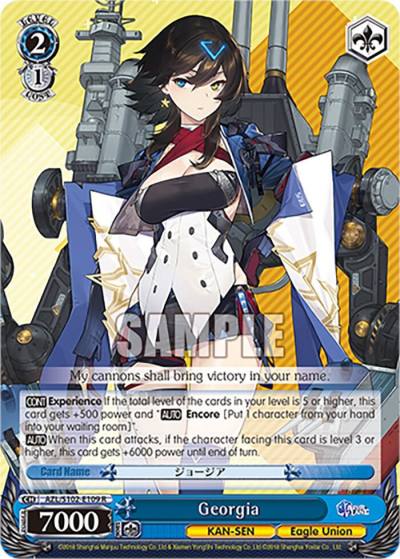 Georgia AZL/S102-E109 R Azur Lane Card