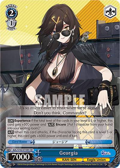 Georgia SR AZL/S102-E109S SR Azur Lane Card