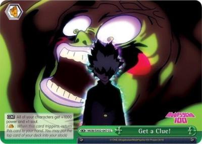 Get a Clue MOB/SX02-047 CC Mob Psycho 100 Card