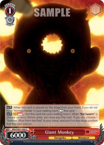 Giant Monkey BNJ/SX01-046 U Batman Ninja Card