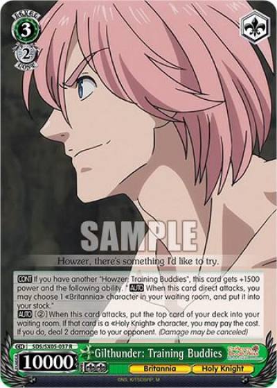 Gilthunder Training Buddies SDS/SX05-037 R The Seven Deadly Sins: Revival of The Commandments Card