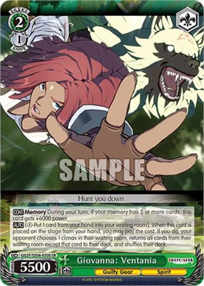 Giovanna Ventania SR GGST/SX06-030S SR Guilty Gear -Strive- Card