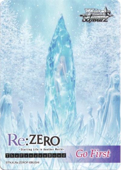 Go First Card Girl Imprisoned in Ice Emilia Re:ZERO: The Frozen Bond Card