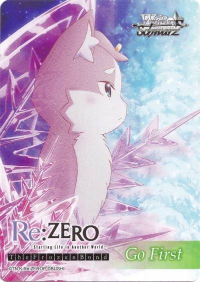 Go First Card Resisting Against Fate Puck Re:ZERO: The Frozen Bond Card