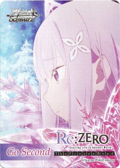 Go Second Card Emilia All Alone Re:ZERO: The Frozen Bond Card