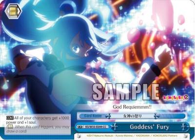 Goddess Fury KS/W55-E099 CC KonoSuba 2 Card