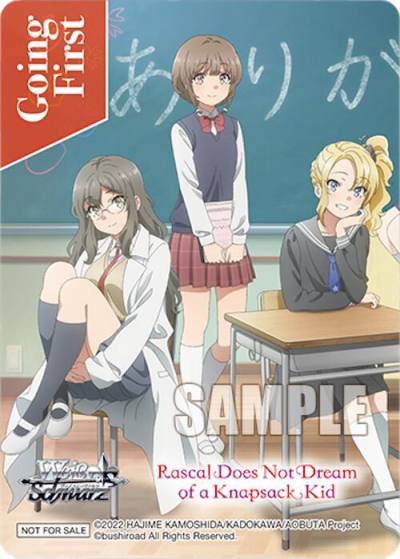 Going First Rascal Does Not Dream of a Knapsack Kid 2 Rascal Does Not Dream Series Card