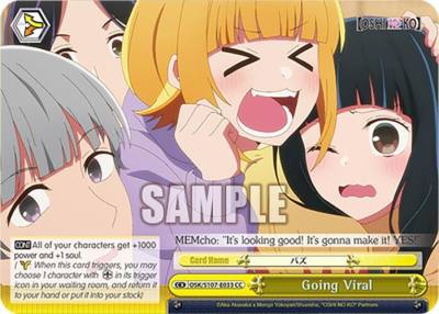Going Viral OSK/S107-E033 CC [OSHI NO KO] Card