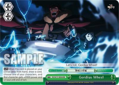 Gordius Wheel FZ/SC17-E054 RE Fate/Zero Chronicle Set Card