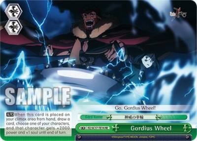 Gordius Wheel TD FZ/SC17-TE14 RE Fate/Zero Chronicle Set Card