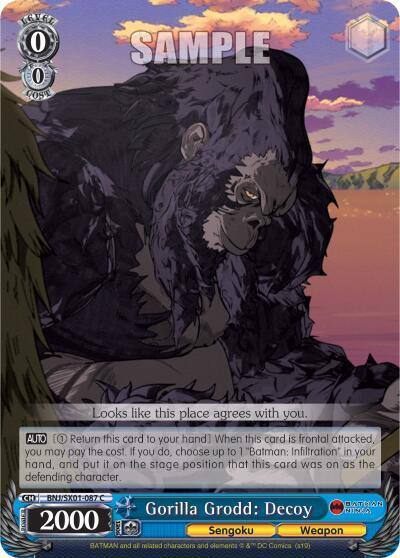 Gorilla Grodd Decoy BNJ/SX01-087 C Batman Ninja Card