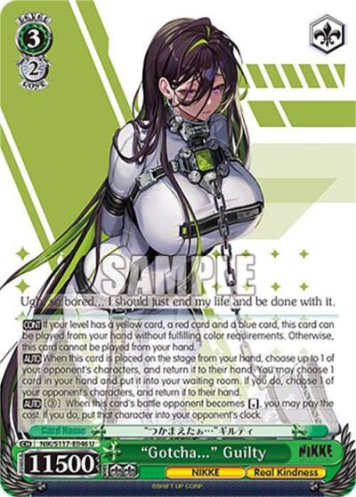 Gotcha Guilty NIK/S117-E046 U GODDESS OF VICTORY: NIKKE Card