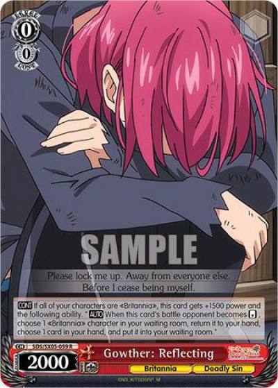 Gowther Reflecting SDS/SX05-059 R The Seven Deadly Sins: Revival of The Commandments Card