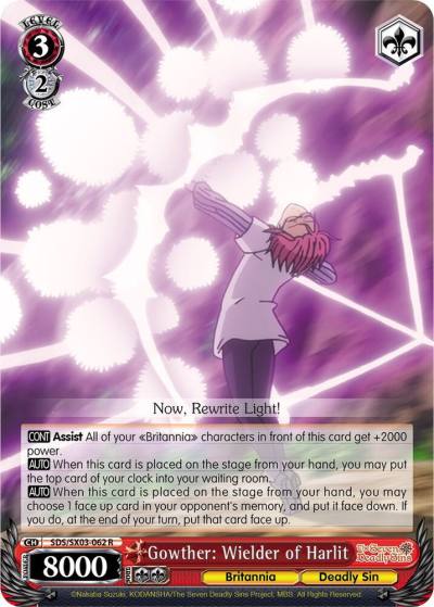 Gowther Wielder of Harlit SDS/SX03-062 R The Seven Deadly Sins Card