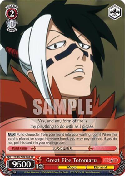 Great Fire Totomaru FT/EN-S02-064 C RE Fairy Tail Chronicle Set Card