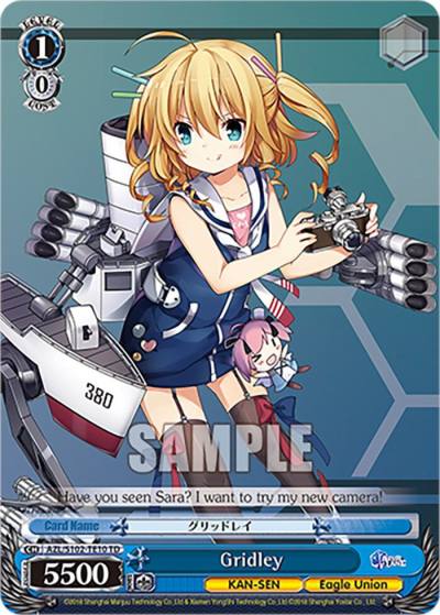 Gridley AZL/S102-TE10 TD Azur Lane Card