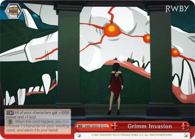 Grimm Invasion RWBY/WX03-075 CC RWBY Card