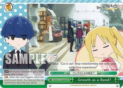 Growth as a Band RRR BTR/W107-E065R RRR BOCCHI THE ROCK! Card