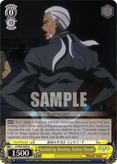 Guided by Destiny Father Pucchi JJ/SE42-E05 N JoJo's Bizarre Adventure: Stone Ocean Premium Booster Card
