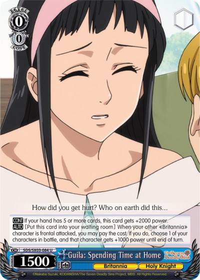 Guila Spending Time at Home SDS/SX03-084 U The Seven Deadly Sins Card