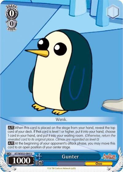 Gunter AT/WX02-084 U Adventure Time Card