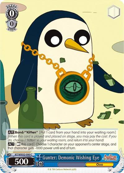 Gunter Demonic Wishing Eye AT/WX02-090 C Adventure Time Card