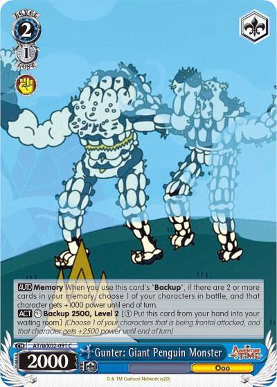 Gunter Giant Penguin Monster AT/WX02-091 C Adventure Time Card