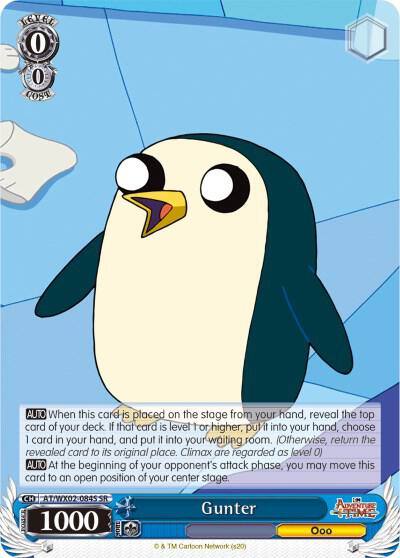 Gunter SR AT/WX02-084S SR Adventure Time Card