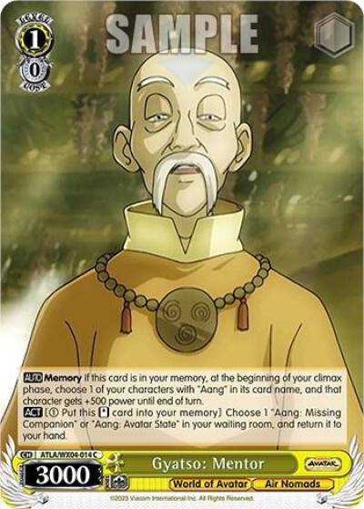 Gyatso Mentor ATLA/WX04-014 C Avatar: The Last Airbender Card
