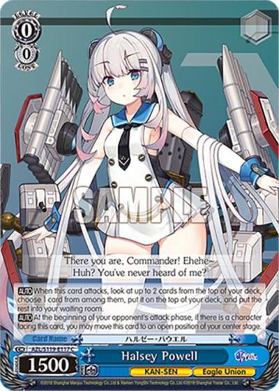 Halsey Powell AZL/S119-E117 C Azur Lane Vol. 2 Card