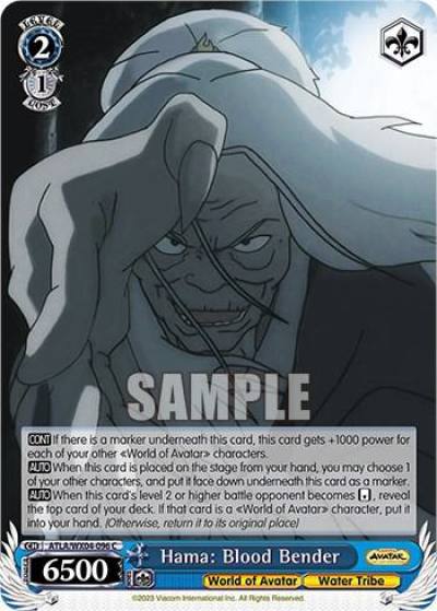 Hama Blood Bender ATLA/WX04-096 C Avatar: The Last Airbender Card