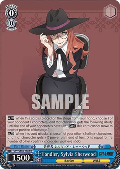 Handler Sylvia Sherwood SPY/S106-E081 R SPY x FAMILY Card