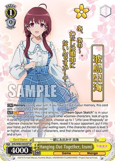 Hanging Out Together Izumi SP SHS/W98-E002SP SP Saekano the Movie: Finale Card