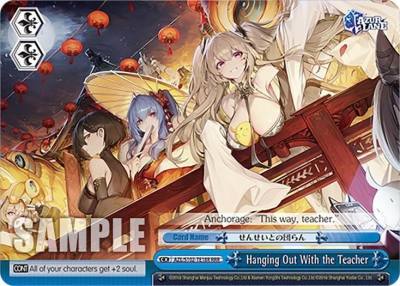 Hanging Out With the Teacher RRR AZL/S102-TE18R RRR Azur Lane Card