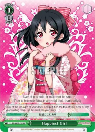 Happiest Girl LL/EN-W02-E029 U Love Live! DX Vol.2 Card