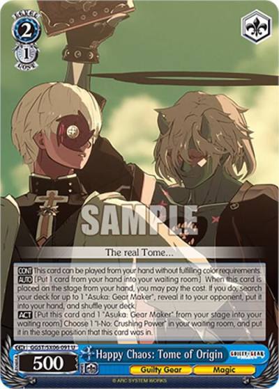 Happy Chaos Tome of Origin GGST/SX06-091 U Guilty Gear -Strive- Card