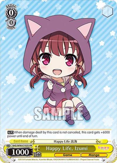 Happy Life Izumi Foil SHS/W98-E102S PR Saekano the Movie: Finale Card