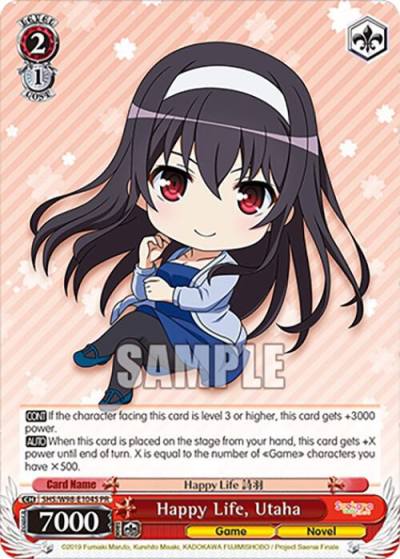 Happy Life Utaha Foil SHS/W98-E104S PR Saekano the Movie: Finale Card