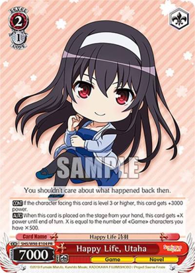 Happy Life Utaha SHS/W98-E104 PR Saekano the Movie: Finale Card