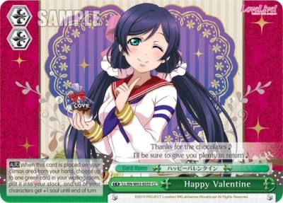 Happy Valentine LL/EN-W02-E055 CC Love Live! DX Vol.2 Card