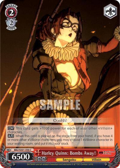 Harley Quinn Bombs Away BNJ/SX01-056 C Batman Ninja Card