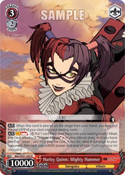 Harley Quinn Mighty Hammer BNJ/SX01-044 R Batman Ninja Card