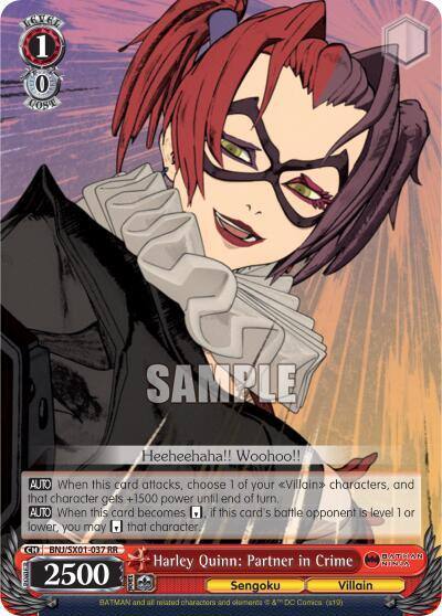 Harley Quinn Partner in Crime BNJ/SX01-037 RR Batman Ninja Card