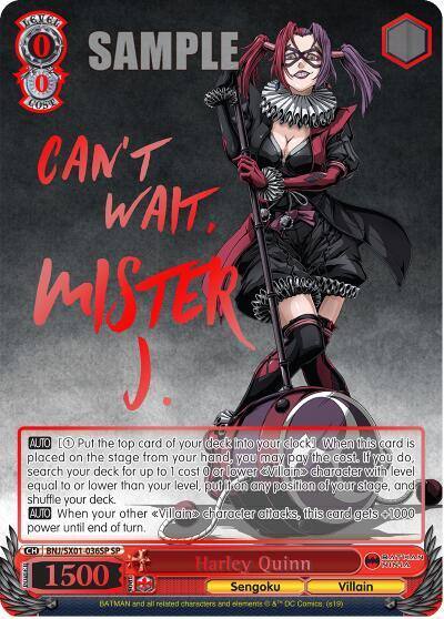 Harley Quinn SP BNJ/SX01-036SP SP Batman Ninja Card