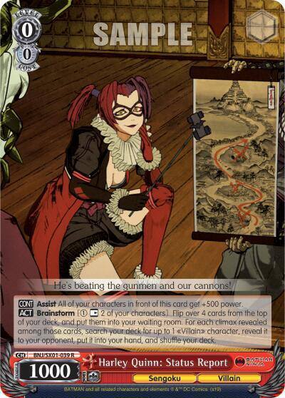 Harley Quinn Status Report BNJ/SX01-039 R Batman Ninja Card