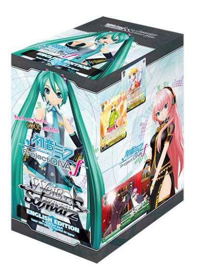 Hatsune Miku Project DIVA f Booster Box  Hatsune Miku -Project DIVA- f Card